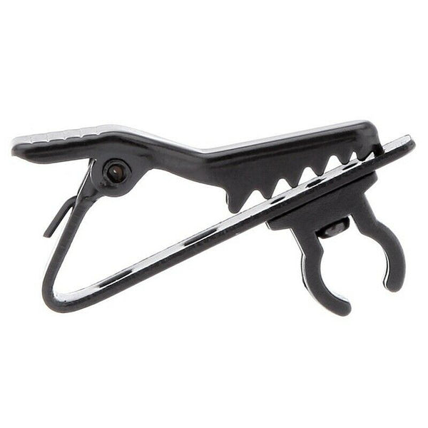 4 x miniphone lapel tie clip for Lapel Lavalier Mic (Black)