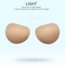 1 Pair Women Sponge Chest Pad Swimsuit Pads Peach Heart Bra Pad Chest Cup