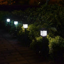 2pcs Outdoor Solar Power LED Light Path Way Landscape Garden Fence Lamp