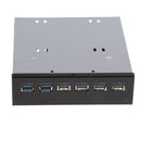 4Port USB2.0+Dual USB3.0 Front Panel Data Hub for Flash Drive/Desktops