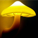 Warm Mushroom Night Light Soft Romantic Sensor Kid Bedroom Wall Lamp Home DecoLJ