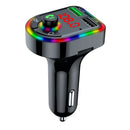 Car Wireless Bluetooth FM Transmitter Quick Charge 2 USB Ports USB Drive