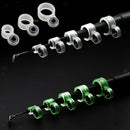15pcs/pack Durable Silicone Fishing Rod Guides DIY Rod Building Replacement