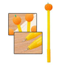 1X Pumpkin Shaped Lovely Neutral Pen Stationery Gel Office Supply Pen Schoo E0W3