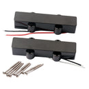 1 Pack Sealed 5 String Electric Bass Guitar Pickups with Mounting Screws Set