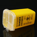 1L Tattoo Medical Plastic Sharps Containers Biohazard Needles DisposalWaste Box