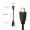 2 Piece 17CM Mini HDMI Male To HDMI Female Converter Adapter Cable For Video
