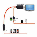 1pcs 2M HDMI Cable For Micro USB to HDMI V3J0 Adapter Converter