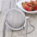 Reusable Stainless Steel Tea Filter Home Herbal Ball Tea Spice Strainer A