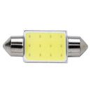 10 x12V LED 36MM Festoon Interior Car Cob Light Bulb Bright White Dome Globe LED