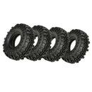 Durable 4pcs 1/10 RC Rock Crawler Tyres Set for Axial HSP  1.9'' Black