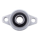 2 pcs KFL001 12 mm zinc-aluminum alloy flange pillow block ball bearings Q6B1