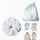10X Girls Makeup Remover Pads Washable Bamboo Fiber Skin Care Facial Pads