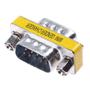 RS232 DB9 Male to Male Serial Port Extender Adapter Converter Connector A