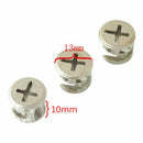 10pcs Furniture Screws Fiting Cap Nuts Connecting Bolts Cabinet Connector M G3M1