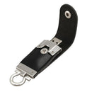 Black USB3.0 Business Leather Flash Drive Memory Stick U-Disk (16GB)