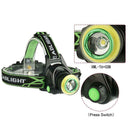USB Charging 4 Modes XML T6+COB LED Headlight Outdoor Fishing Head Lamp