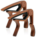 Quick Change Guitar Capo for Acoustic Guitar and Electric Guitar- (Wood Col
