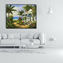 DIY House Oil Painting By Numbers Kit Canvas Digital Home Wall Art Picture  A