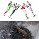 4XWinter Fishing Lure Ice Fishing Jig Bait 5CM-7g Carp Fishing hooks Lead Lure3C