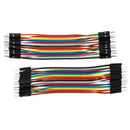 40 x 10 cm breadboard jumpers Plug Male to Male Jumper Wires Cables
