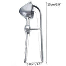 Stainless Steel Garlic Press Crusher Squeezer Masher Home Kitchen Mincer Tool 3C