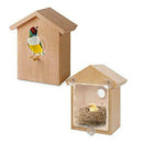 Bird House Window Birdhouse W/ Suction Cup Nests For Garden Bird Feeding M4Y4