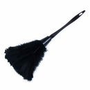 1pc Fashion Turkey Feather Duster with Black Plastic Handle Cleaning Tool(b