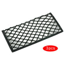3pcs 38x16cm Car Bus Net Pocket Seat Back Mobile Phone Debris Storage Bag