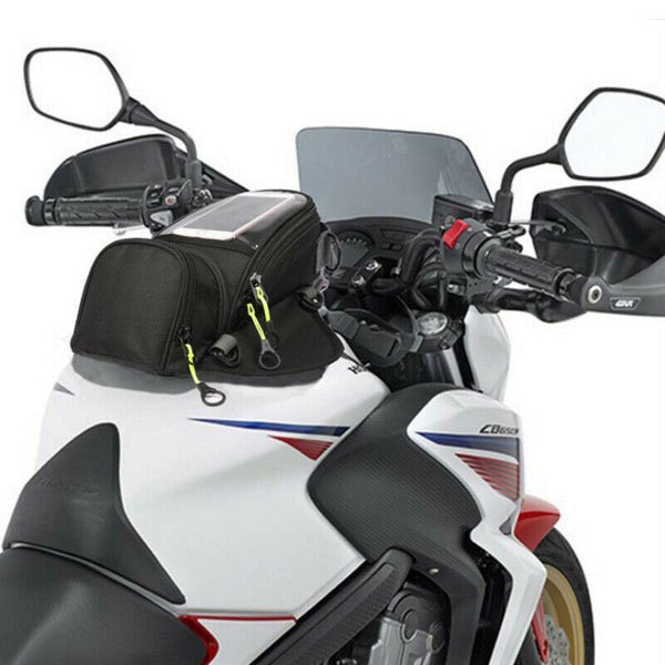 The New Waterproof Black Oil Fuel Tank Bag Motorbike Saddle Bag Motorbike BSEAU