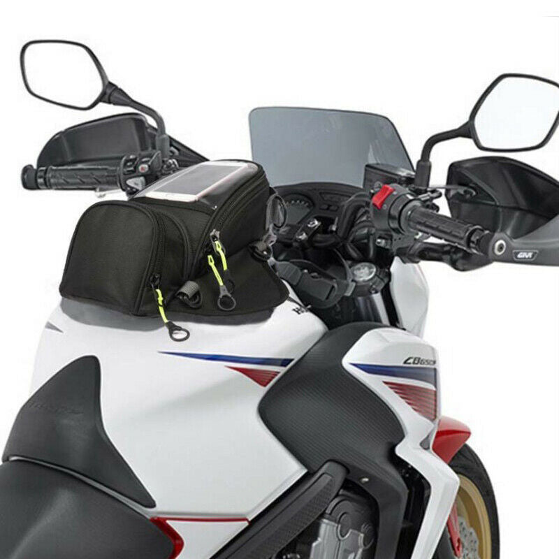 The New Waterproof Black Oil Fuel Tank Bag Motorbike Saddle Bag Motorbike BSEAU