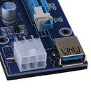 009S PCI-E 1x to 16x Adapter Graphic Card Extender Card for ETH BTC Mining