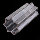 Transparent Plastic Candle Molds, Seven