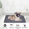 Washable Pet Diaper Pad Waterproof Durable Urine Absorbent Mat (Gray M) A