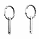 4 Pcs Quick Release Pin 1/4 inch, Full 316 Stainless Steel, Bimini Top Pin,