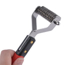 Practical Pet Dog Stainless Steel Hair Knot Trimmer Dematting Rake Grooming Comb