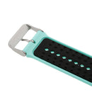 Silicone Band For Garmin Forerunner 220/230/235/620/630 Green+Black