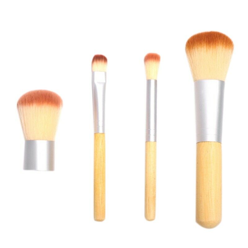 Mixdair 4Pcs Professional Makeup Brushes Set Powder Foundation Eyeshadow Bl Y2A8