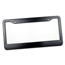 2x Aluminium Alloy Modern Car Auto License Plate Frames Tag Cover 2 Holes Set