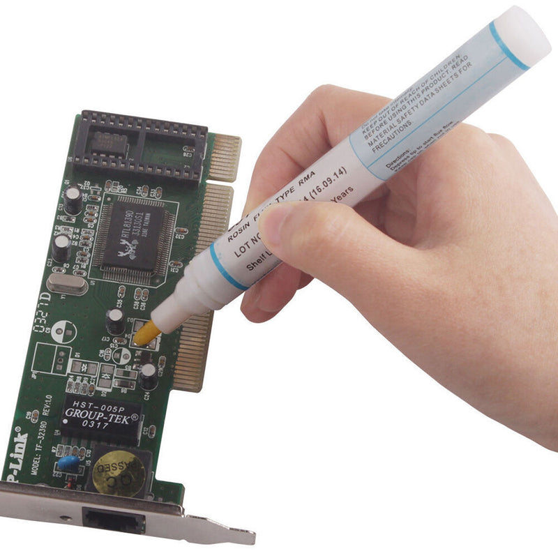 1pc 10ml No-clean Rosin Flux Pen for Solar Cell Panels Electrical Soldering PCB