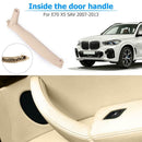 Left Inner Door Panel Handle Pull Trim Cover for E70 X5 E71 X6 SAV (Beige)