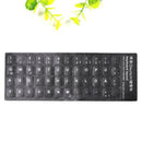 Computer German  Keyboard Film Stickers Letters Alphabet Desktop Scrub JBG CYR
