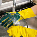 Latex Sponge Scrub Dishwashing Gloves Dish Washing Cleaning Scouring Tool