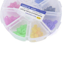 1box Dental color code rings silicone disinfection orthodontic dentist lab&M