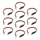 10x SAE Harness DIY Extension Connector For Solar Batteries Charger 30cm