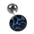 10 Animal Prints Leopard Zebra Tongue Bar Ring Barbell