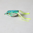 5 Pcs Toad Soft Plastic Hollow Fishing Lure Crankbait Hooks Bass Bait Frog Gw