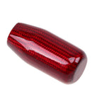 Red Carbon Fiber Car Shift Knob Manual Gear Shift Stick Shifter Lever Knob