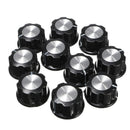 10PCS Rotary Caps Potentiometer Knobs With 10PCS Counting Dial 0 - 100 Scal N9R9