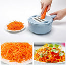 9 In 1 Vegetable Cutter Kit Kitchen Shredder Multipurpose Grater Egg White  U8R2